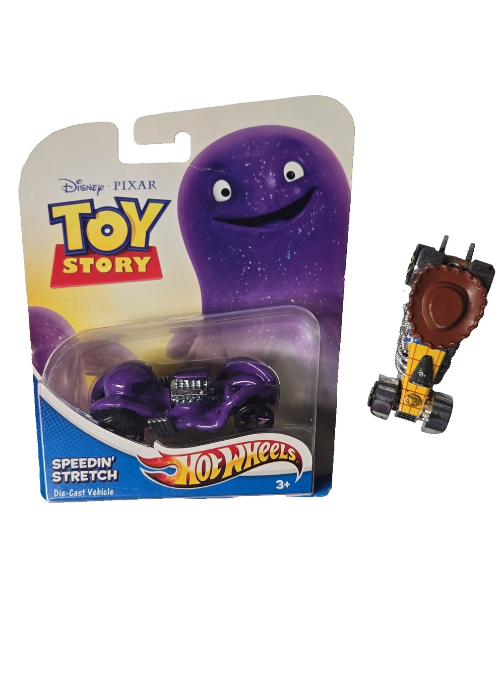 Hot Wheels 2011 Character Cars Toy Story Speedin Stretch New Wheelin Woody Loose